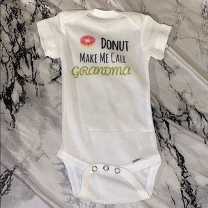 Donut make me call Grandma onsie